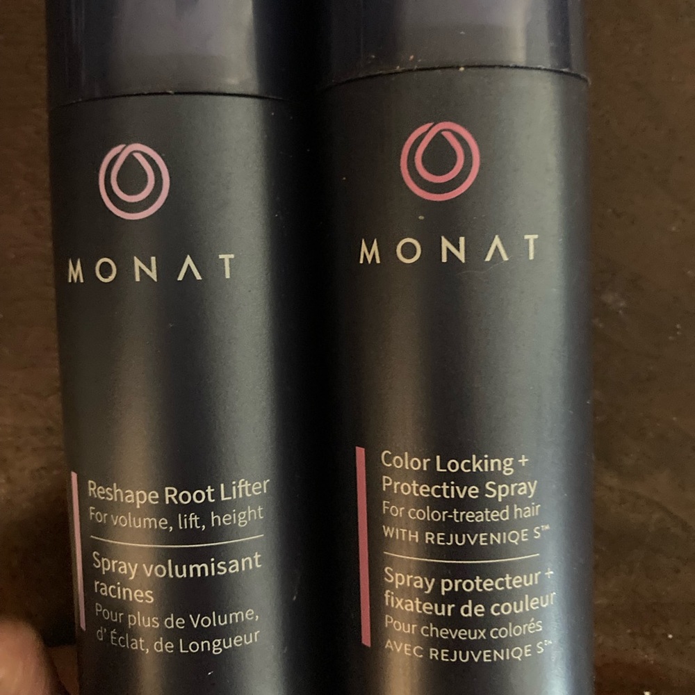 Monat reshape root lifter and color protecting spray